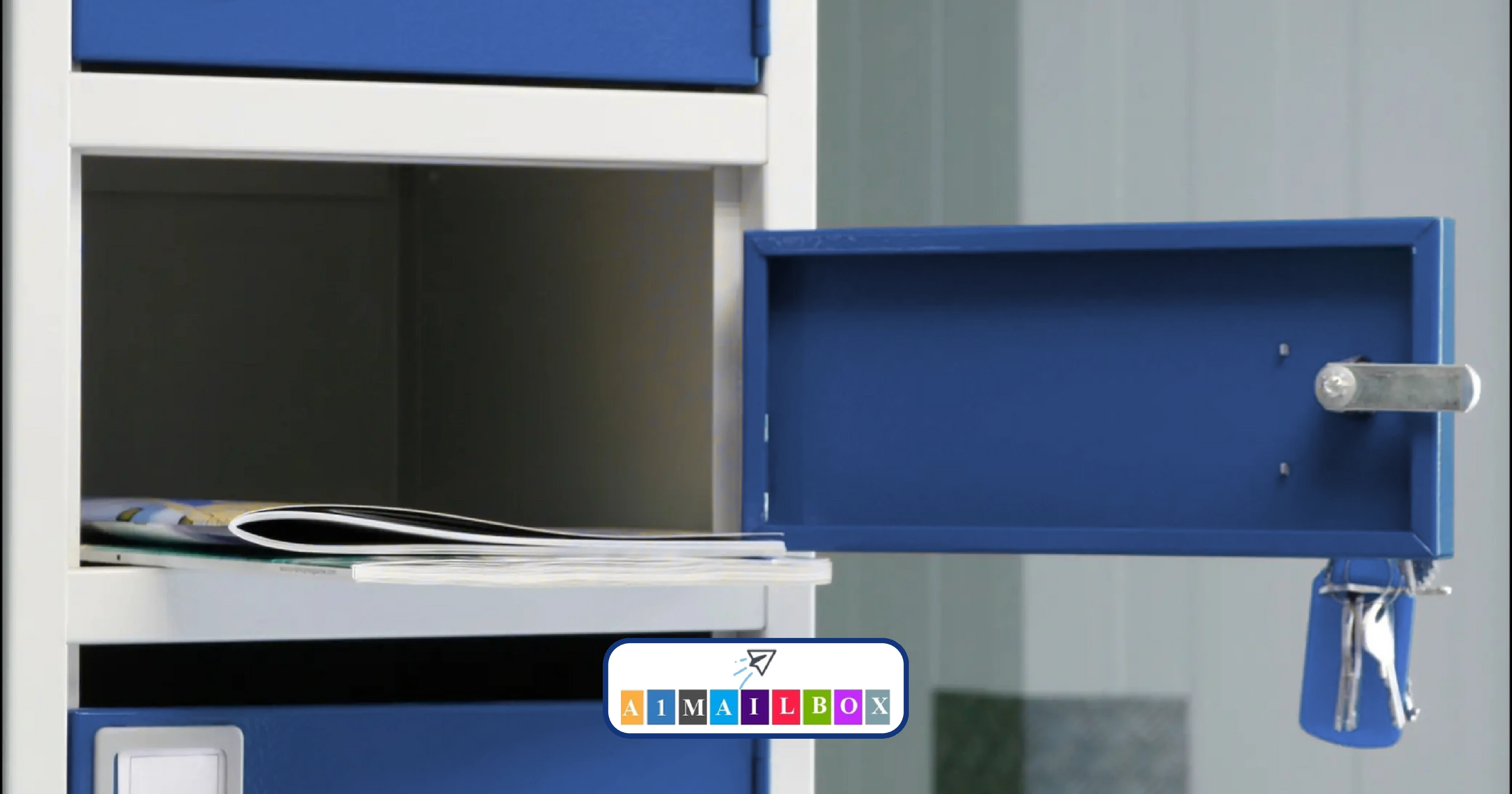 Secure A1 MailBox rental with keys – discover how you can even receive large packages safely and hassle-free at your mailbox.